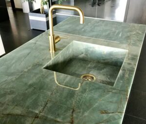 Green Onyx Kitchen Sink